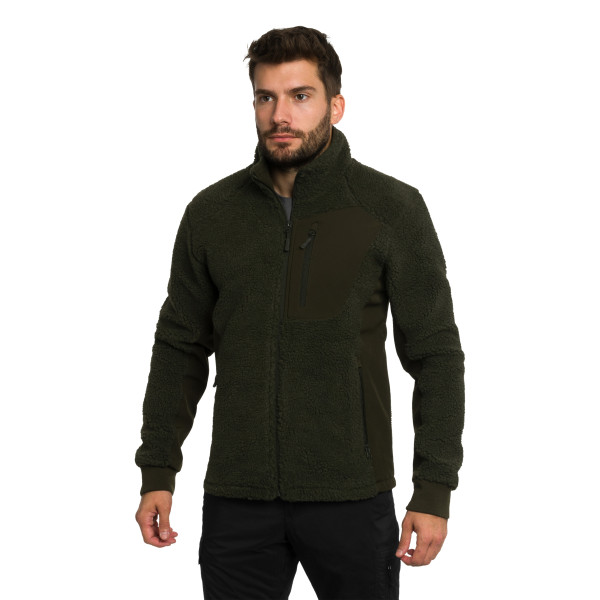 Флісова кофта Mil-Tec Bearforce Cold Weather Teddy-Fleece - Olive