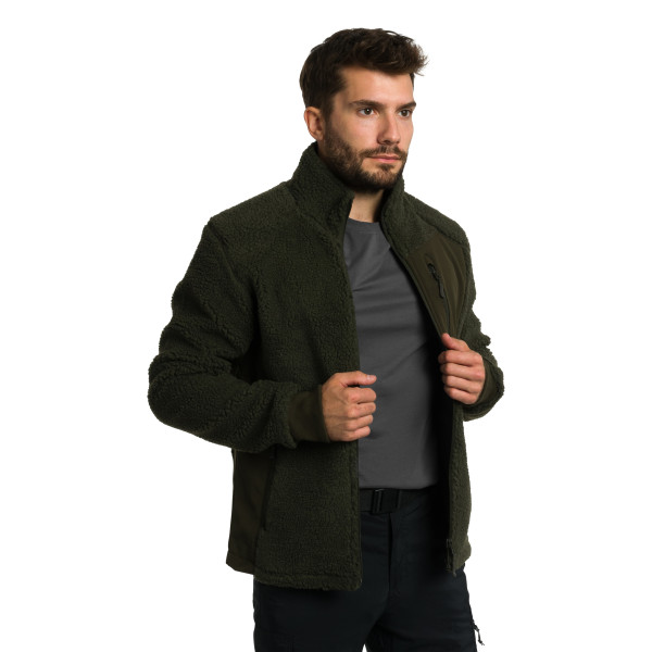 Флісова кофта Mil-Tec Bearforce Cold Weather Teddy-Fleece - Olive