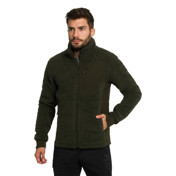 Флісова кофта Mil-Tec Bearforce Cold Weather Teddy-Fleece - Olive
