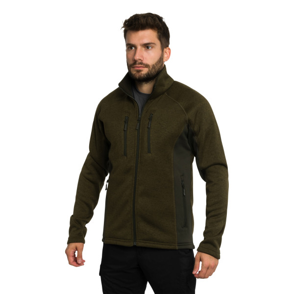 Флісова кофта Mil-Tec Outdoor Structure Fleece - Olive