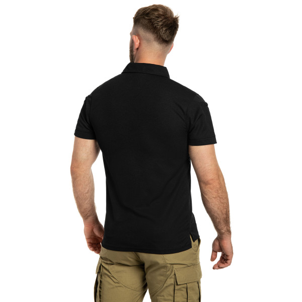 Футболка поло Mil-Tec Tactical Quickdry - Black