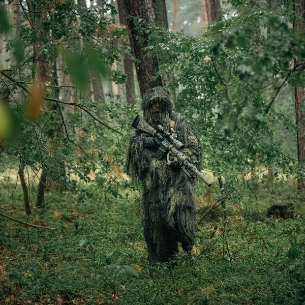 Камуфляжний костюм Mil-Tec Ghillie "Anti Fire" - Woodland