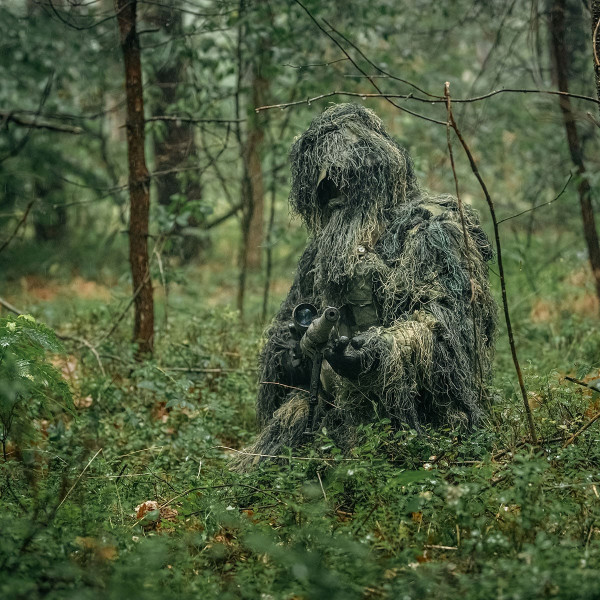Камуфляжний костюм Mil-Tec Ghillie "Anti Fire" - Woodland