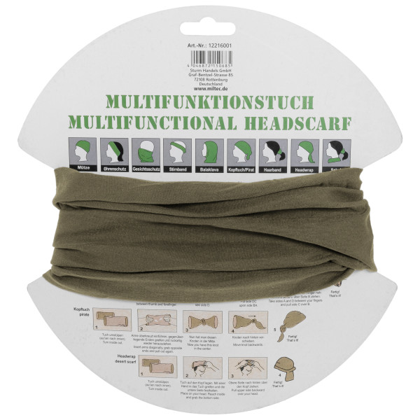 Багатофункціональний бафф Mil-Tec - Olive