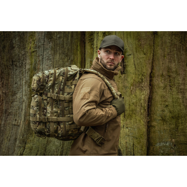 Рюкзак Mil-Tec Assault Pack Large 36 л - Arid MC Camo