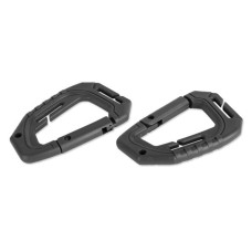 Гачок Mil-Tec Tactical Molle snap hook - чорний 2 шт.