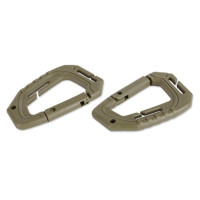 Гачок Mil-Tec Tactical Molle snap hook - зелений 2 шт.