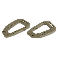 Гачок Mil-Tec Tactical Molle snap hook - зелений 2 шт.