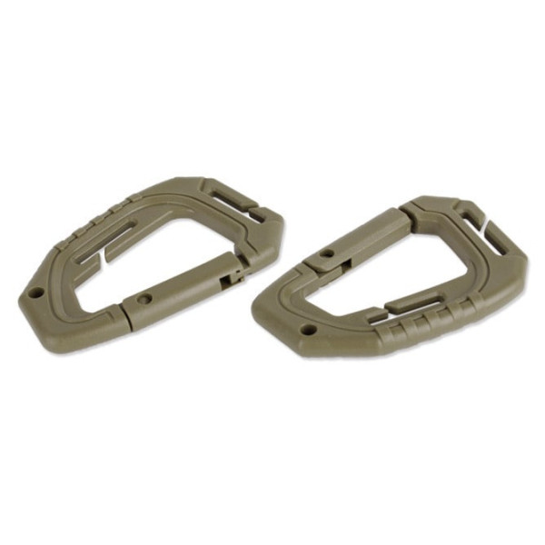 Гачок Mil-Tec Tactical Molle snap hook - зелений 2 шт.
