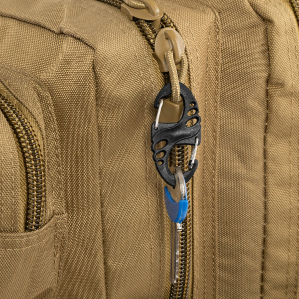 Набір карабінів Mil-Tec S-Hook Black - 10 шт.
