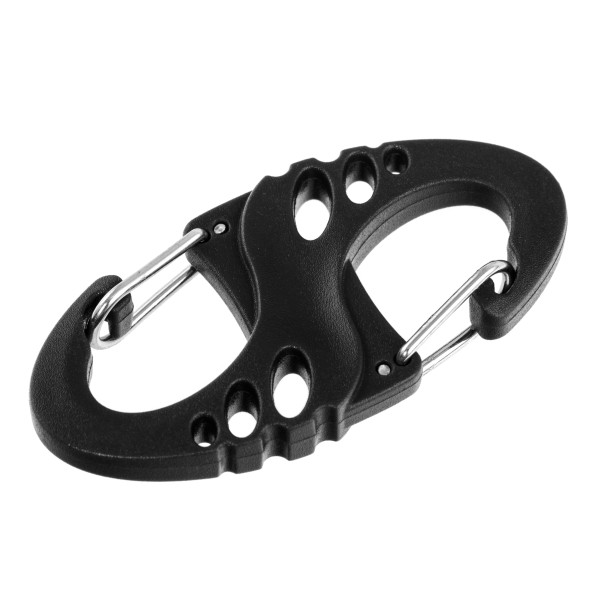 Набір карабінів Mil-Tec S-Hook Black - 10 шт.