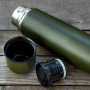 Термос Mil-Tec з нержавіючої сталі 500 мл - Olive