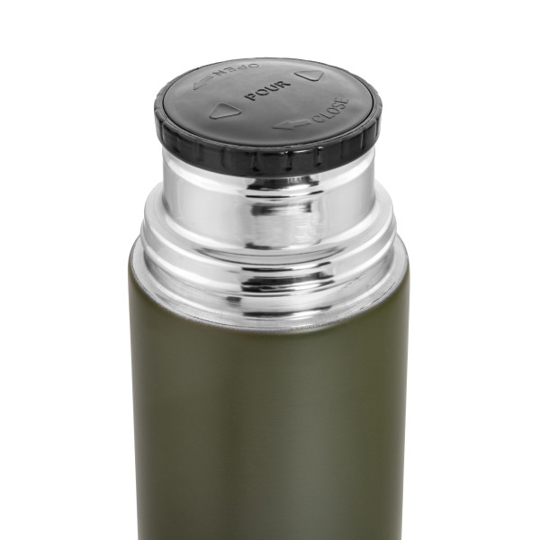 Термос Mil-Tec з нержавіючої сталі 1 л - Olive