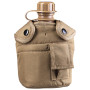 Фляга Mil-Tec US Plastic Canteen з чохлом і чашкою - Coyote