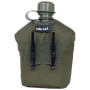 Фляга Mil-Tec US Plastic Canteen з чохлом і чашкою - Olive